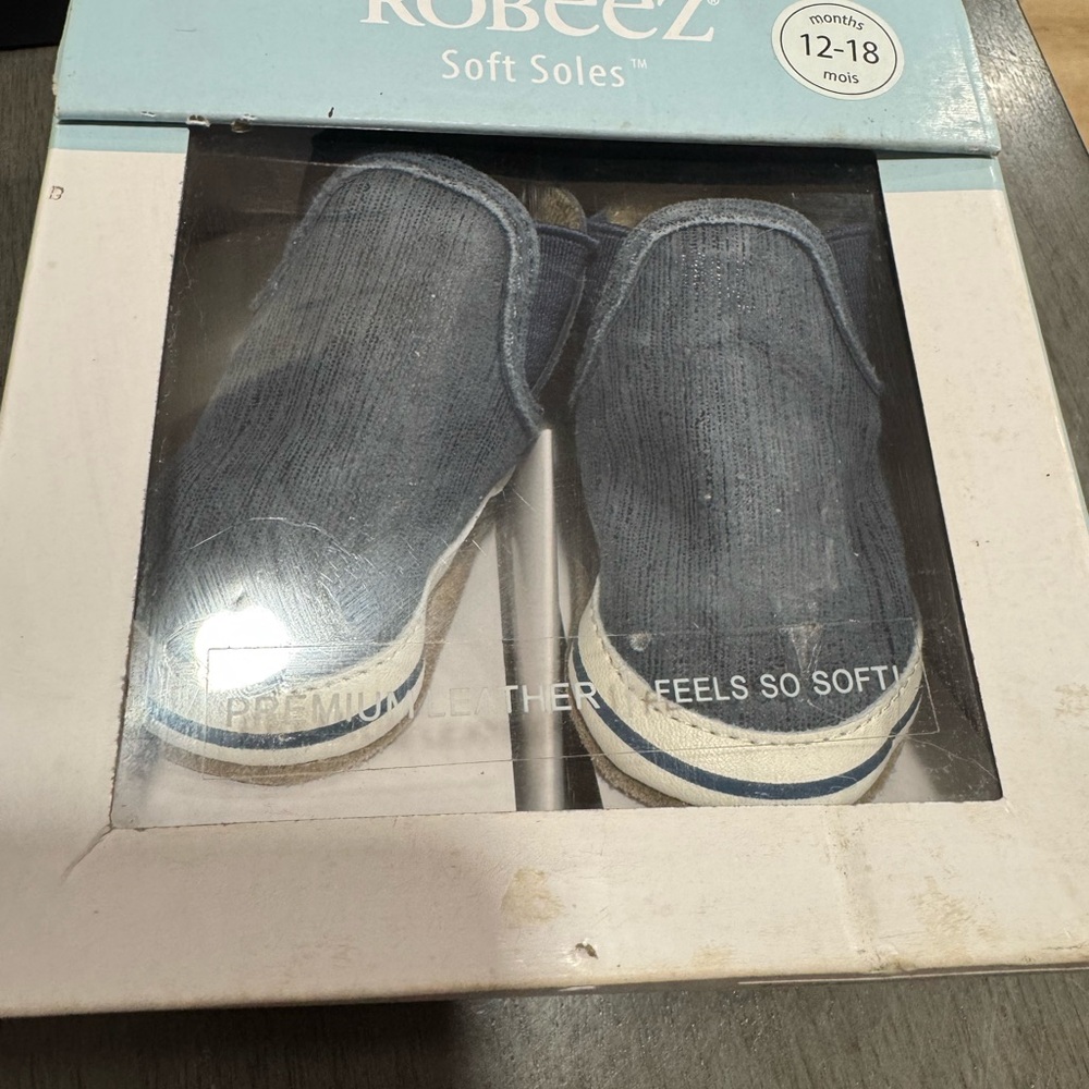 Robeez Soft Soles Kids Shoes - Blue